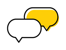 Speech bubbles icon